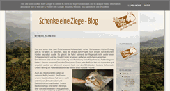 Desktop Screenshot of blog.schenke-eine-ziege.de